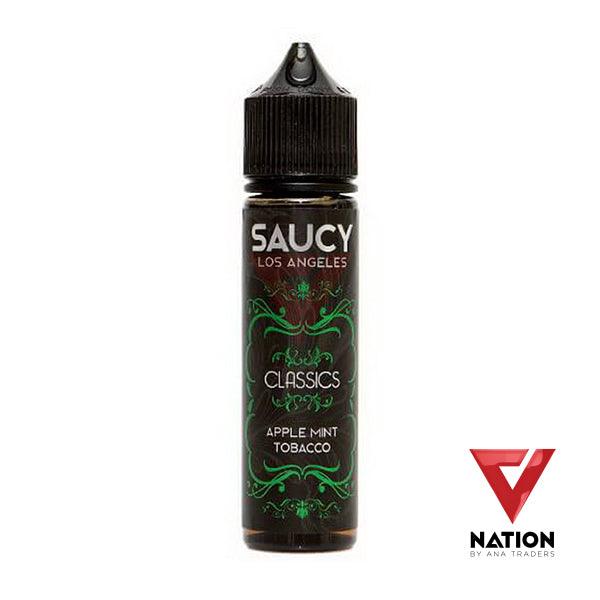 APPLE MINT TOBACCO 60ML BY SAUCY CLASSICS - V Nation by ANA Traders - Vape Store