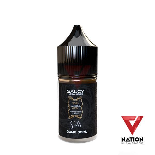 COFFEE CREME TOBACCO 30ML BY SAUCY CLASSICS SALTS - V Nation by ANA Traders - Vape Store