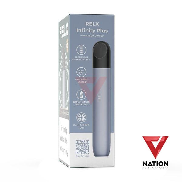 RELX INFINITY PLUS DEVICE LUNAR DUST (SILVER) - V Nation by ANA Traders - Vape Store