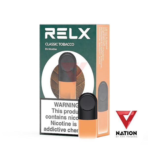 RELX POD CLASSIC TOBACCO 50MG 1.9ML (1 PER PACK) - V Nation by ANA Traders - Vape Store