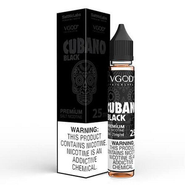 Cubano Black 30ml by VGOD SaltNic - V Nation by ANA Traders - Vape Store