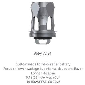 SMOK TFV8 BABY V2 Replacement Coils - V Nation by ANA Traders - Vape Store