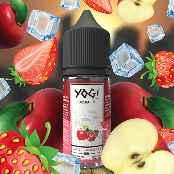 YOGI ORCHARDS APPLE STRAWBERRY ICE 30ML