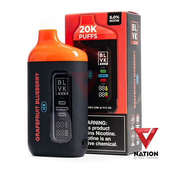 BLVK BAR GRAPEFRUIT BLUEBERRY ICE 5% 20K PUFFS