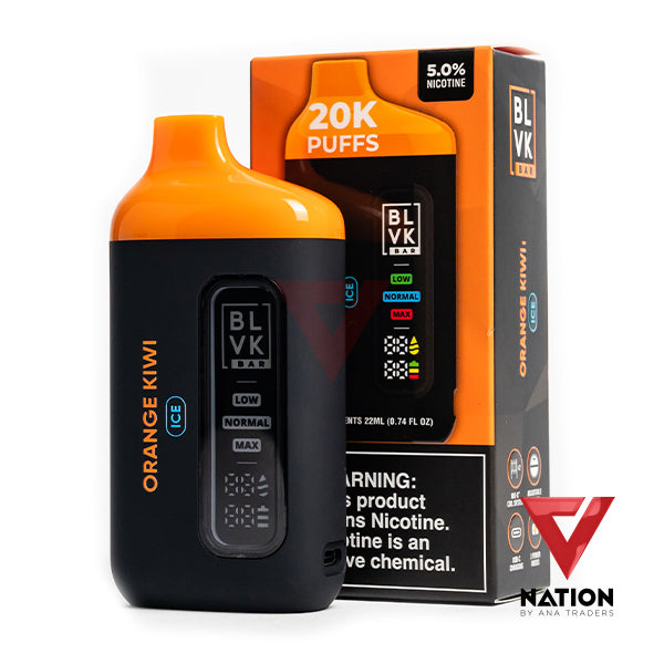 BLVK BAR ORANGE KIWI ICE ICE 5% 20K PUFFS