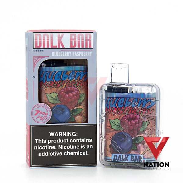 DALKBAR BLUEBERRY RASPBERRY 5% 7000 PUFFS