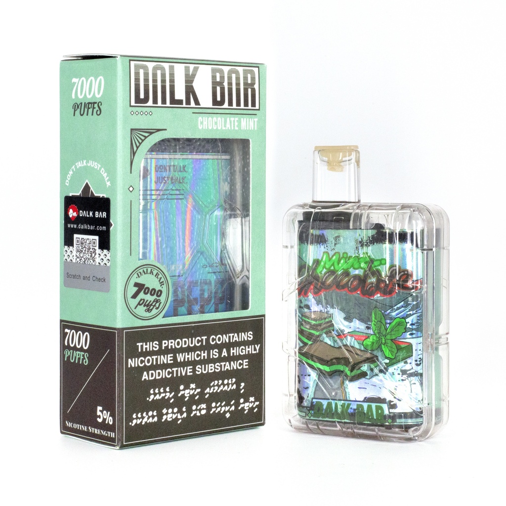 DALKBAR CHOCOLATE MINT 5% 7000 PUFFS