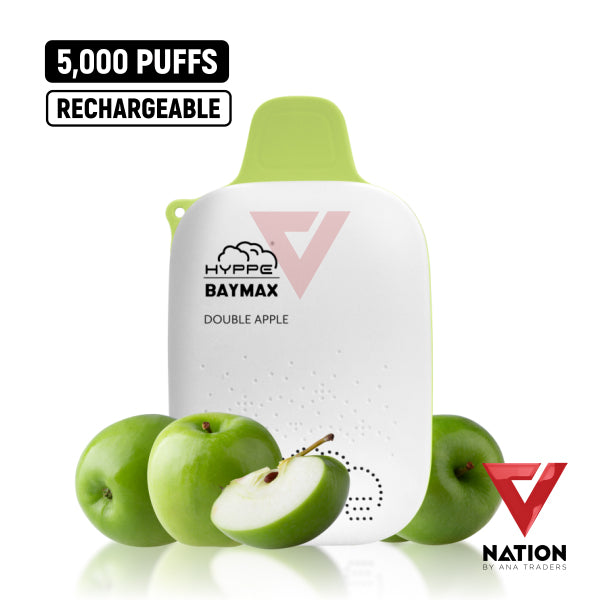 HYPPE BAYMAX DOUBLE APPLE 5% 5000 PUFFS