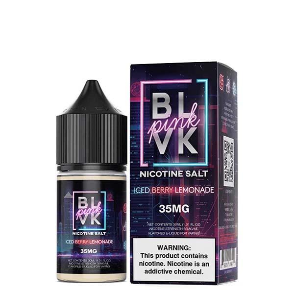 ICED BERRY LEMONADE 30ML PINK BY BLVK PREMIUM E-LIQUID SALTS