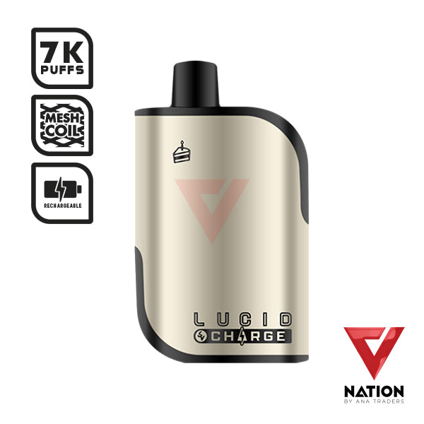 LUCID CHARGE BIRTHDAY CAKE 5% 7K PUFF
