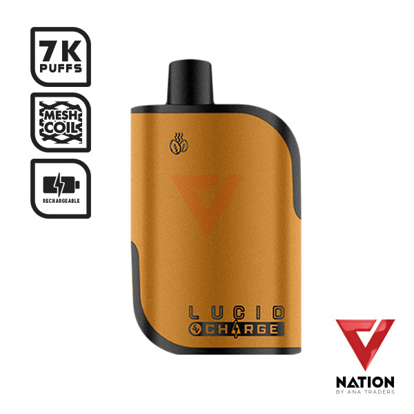 LUCID CHARGE SWEET TOBACCO 5% 7K PUFF 14ML