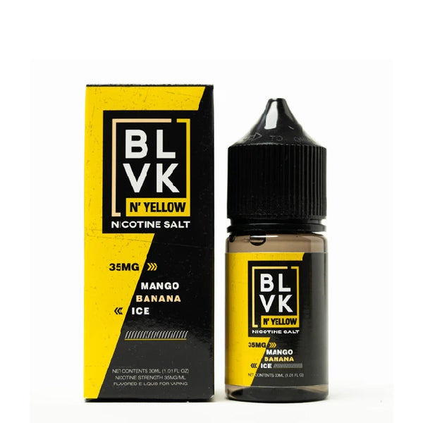 MANGO BANANA ICE 30ML BY BLVK N' YELLOW SALTS