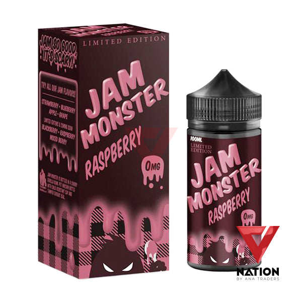 RASPBERRY 100ML BY JAM MONSTER