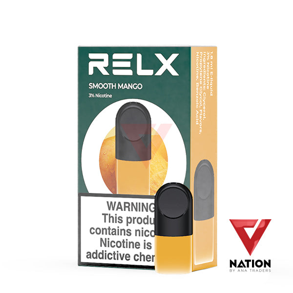 RELX POD SMOOTH MANGO 30MG 1.9ML (1 PER PACK)