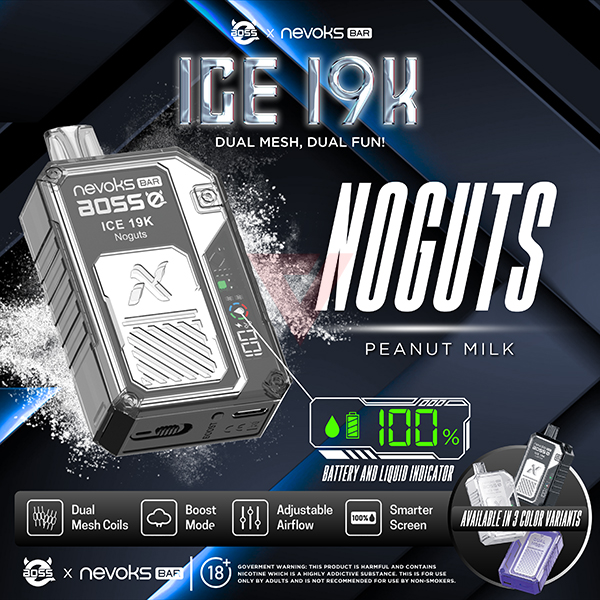 NEVOKS BAR ICE STRAWBERRY ICE CREAM 2% 19K PUFFS (PINK FREEZE) 