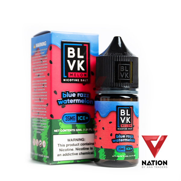 BLUE RAZZ WATERMELON 30ML BY BLVK MELON