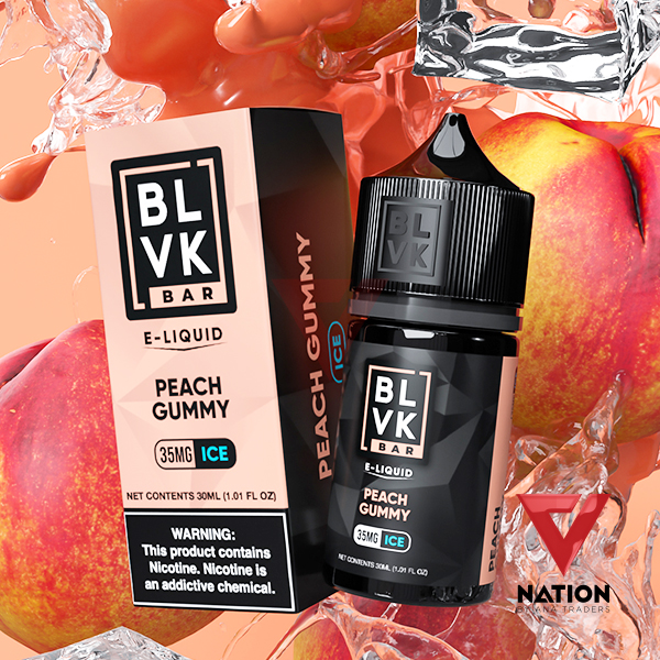 PEACH GUMMY 30ML BY BLVK BAR