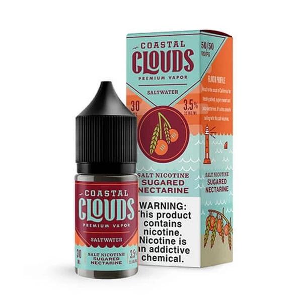 Sugared Nectarine Salt 30ml by Saltwater by Coastal Clouds