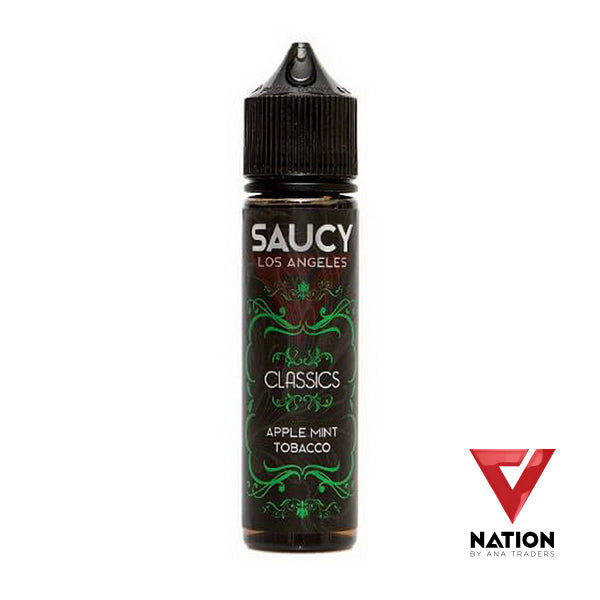 APPLE MINT TOBACCO 60ML BY SAUCY CLASSICS